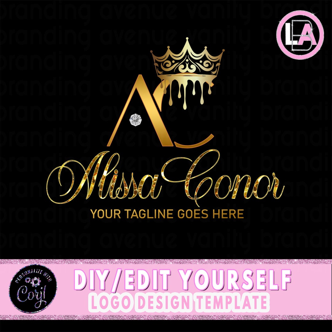 Crown Logo Boutique Logo Fashion Logo Beauty Logo Gold Crown Logo crown-logo-boutique-logo-fashion-logo-beauty-logo-gold-crown-logo