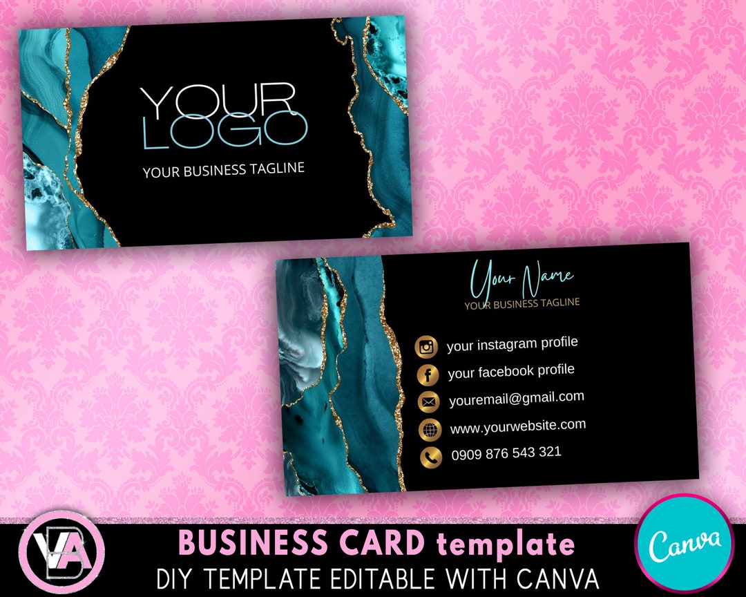 DIY, Business Card, Hair Business Card, Hairstylist Card, Nails ...