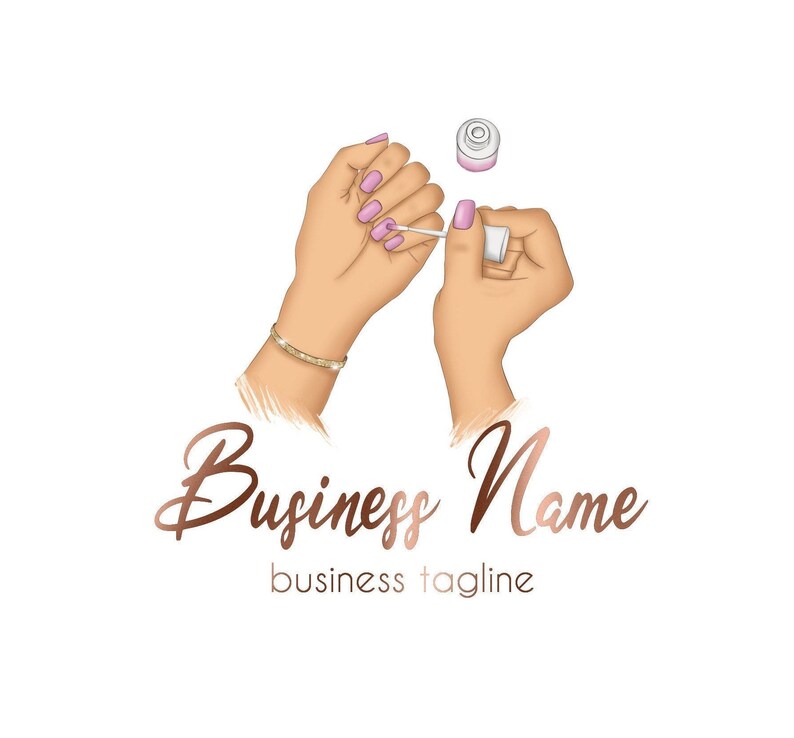 Nails Logo Nail Salon Logo Nail Artist Logo Logo Design | Etsy