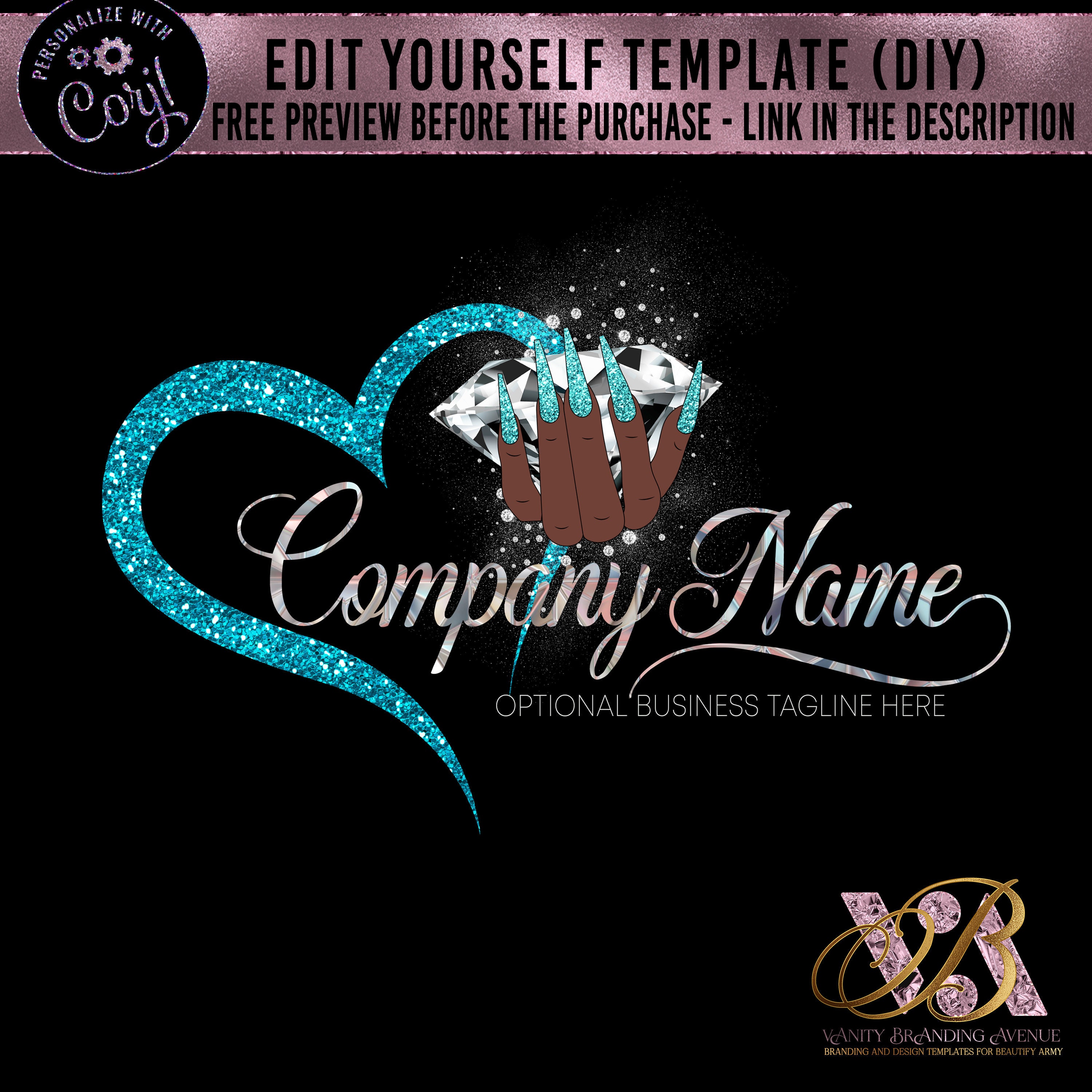 nail tech logo names