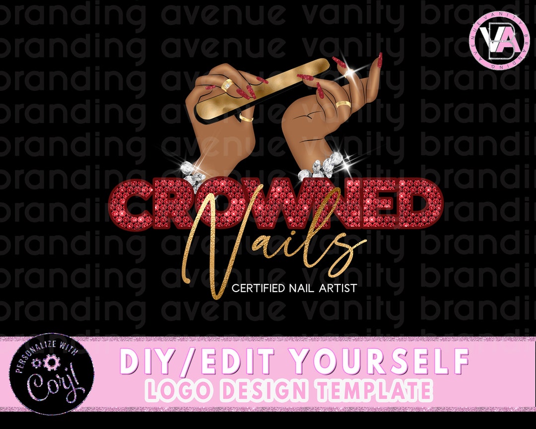 Nail Tech Logo, Nails Logo, Nail Artist Logo, Nail Technician Logo, Nail Salon Logo, Manicure