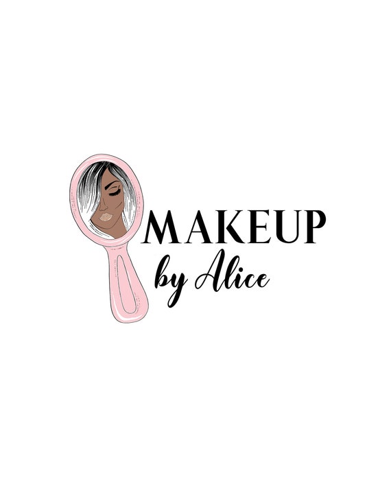Makeup Logo Makeup Artist Logo Salon Logos Makeup Guru Etsy