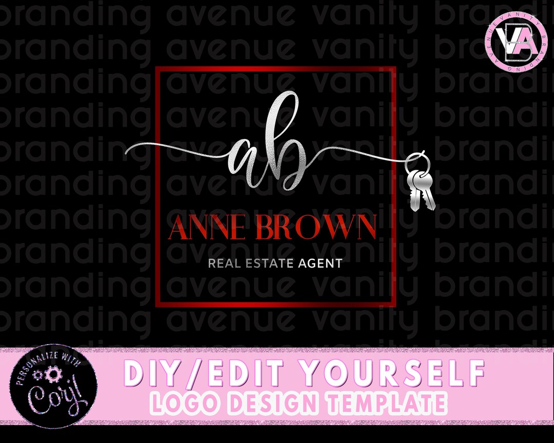 Real Estate Logo, Real Estate Agent Logo, Realtor Logo, Key Logo, Real