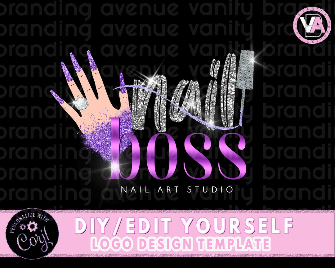 Nails Logo, Nail Tech Logo, Nail Technician Logo, Nail Artist Logo, Logo for Nails, Press on