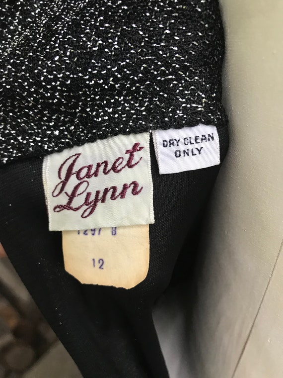 Vintage 60's Janet Lynn Long Flowy Sleeveless Met… - image 6