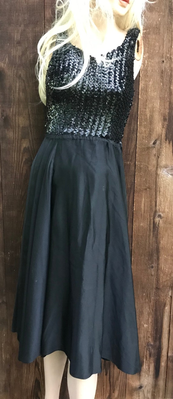 Vimla Sequin Top Black
