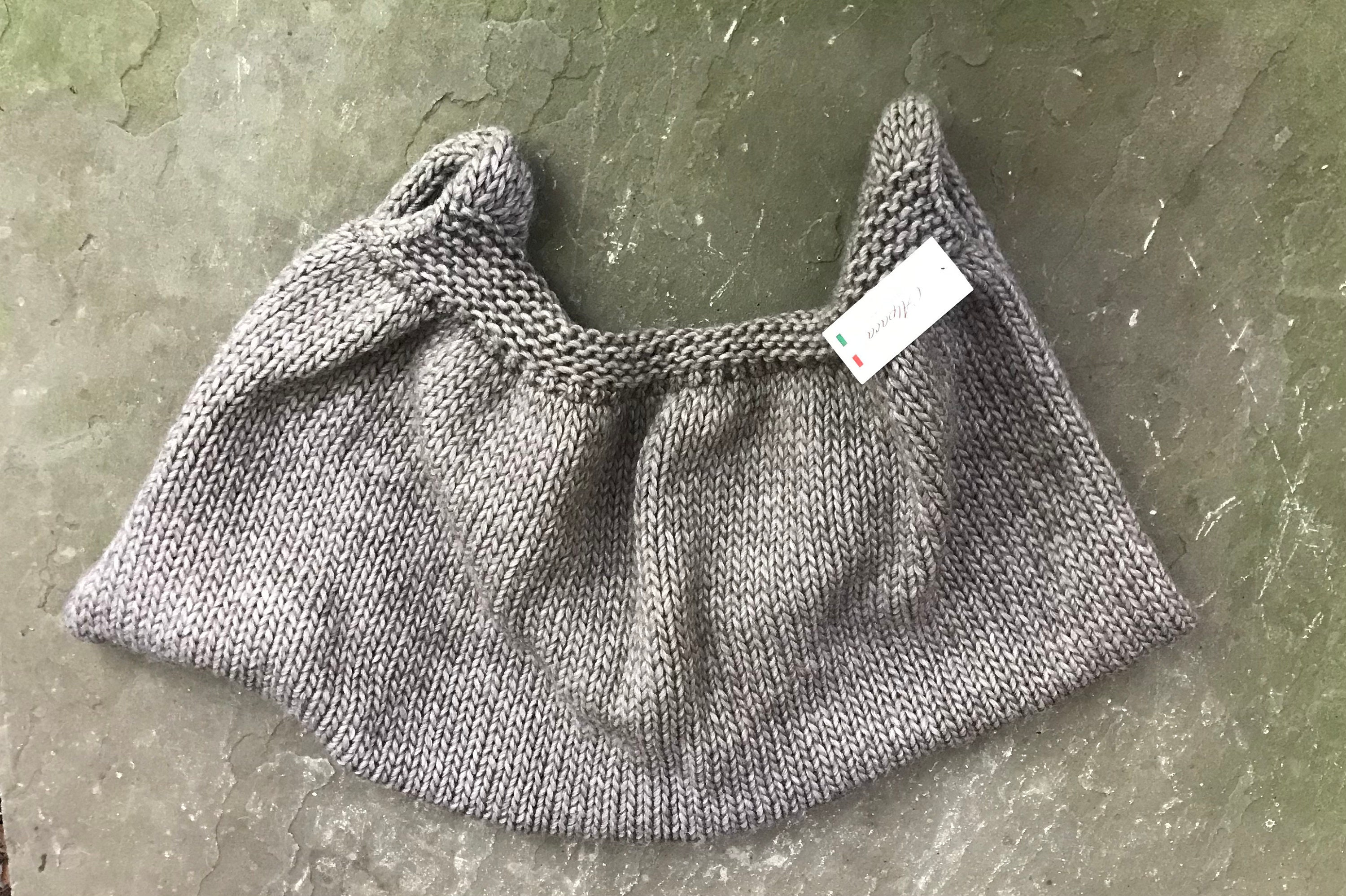 Alpaca Muff Scarf Made in Italy with Original Tags
