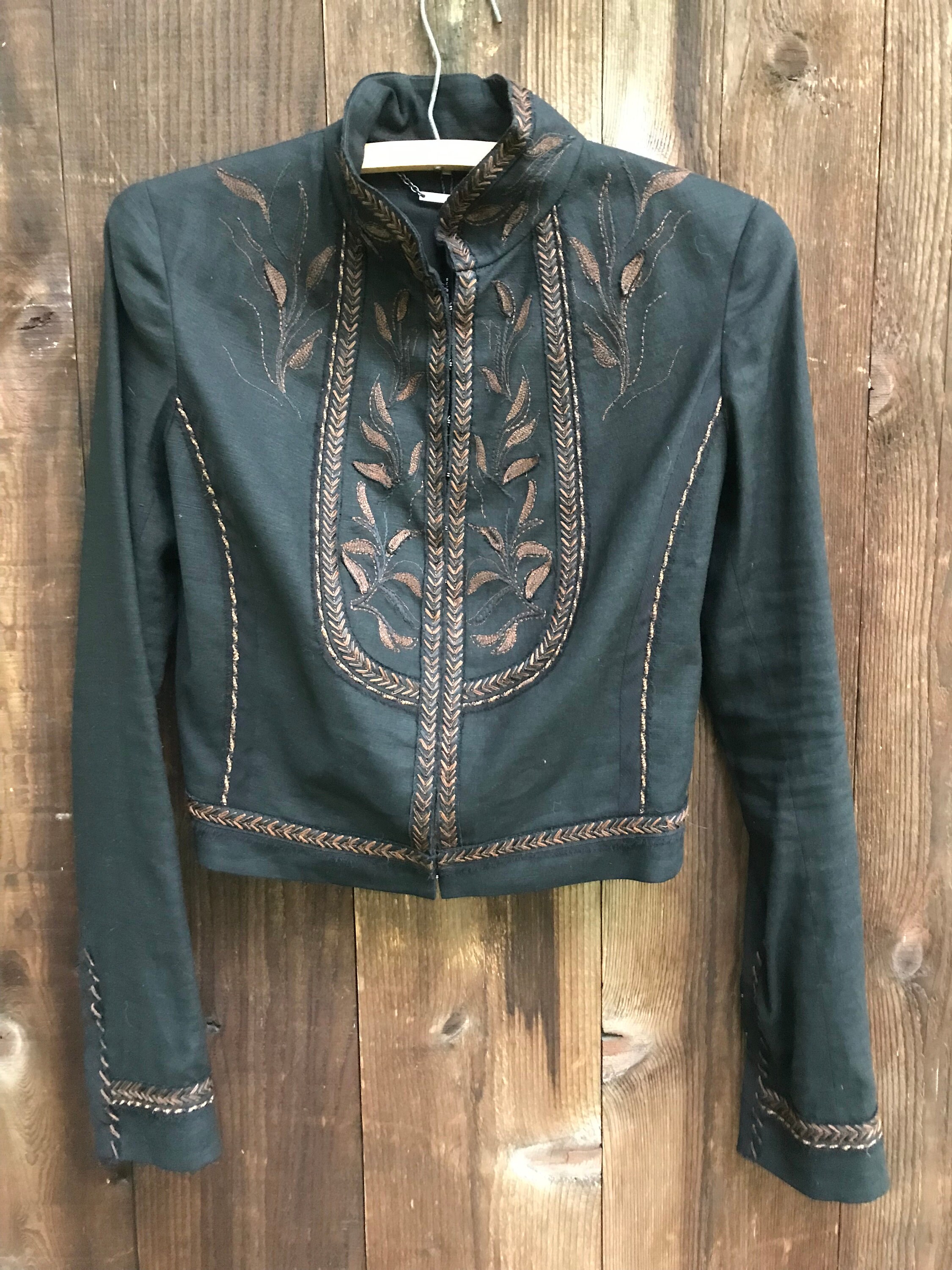 Tahari embroidered jacket deals