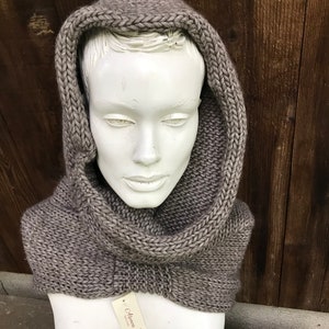 Alpaca Muff Scarf Made in Italy with Original Tags image 3