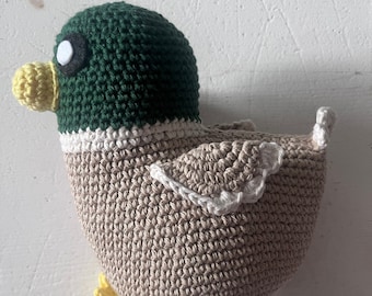 Crochet Mallard Duck Stuffed Animal