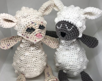 Crochet Lamb Stuffed Animal
