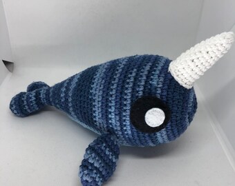 Crochet Narwhal Stuffed Animal