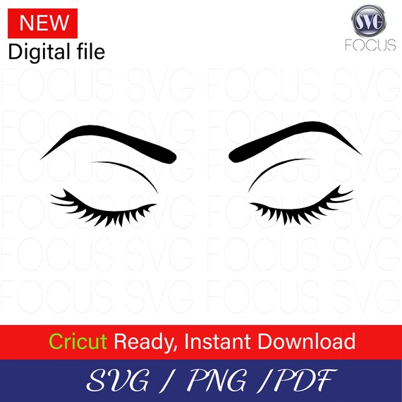 Download Free Eyelashes Svg File Eyebrows Svg Instant Download Woman Etsy SVG Cut Files