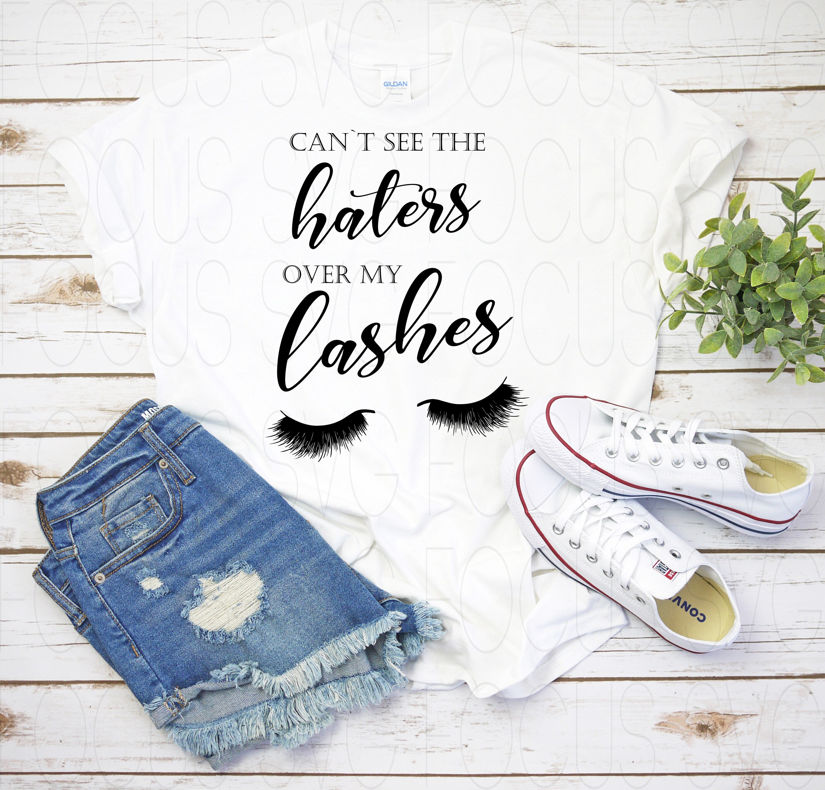 Lashes Svg Can't See the Haters Over My Lashes SVG Etsy