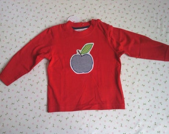 Langarmshirt Apfel