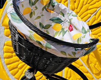 Cesta de vime + inserção impermeável LEMON