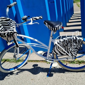 ZEBRA FAHRRADPAKET wasserdichtem Material Bild 4