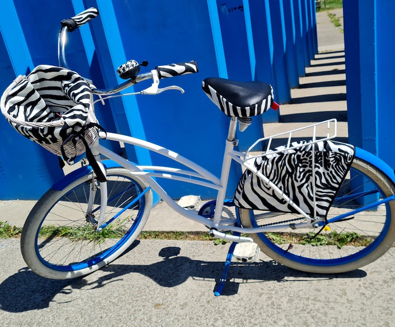 ZEBRA FAHRRADPAKET wasserdichtem Material Bild 4