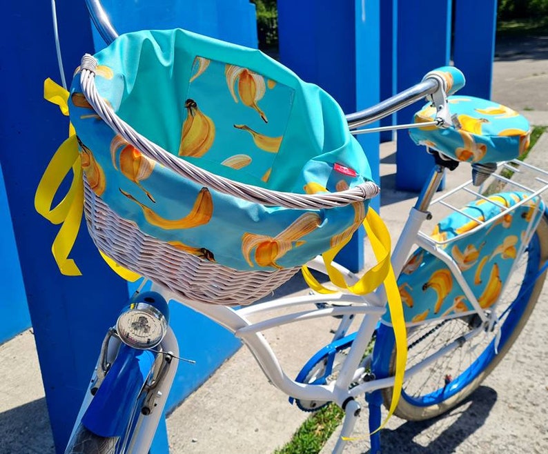 bike basket with insert BANANAS image 1