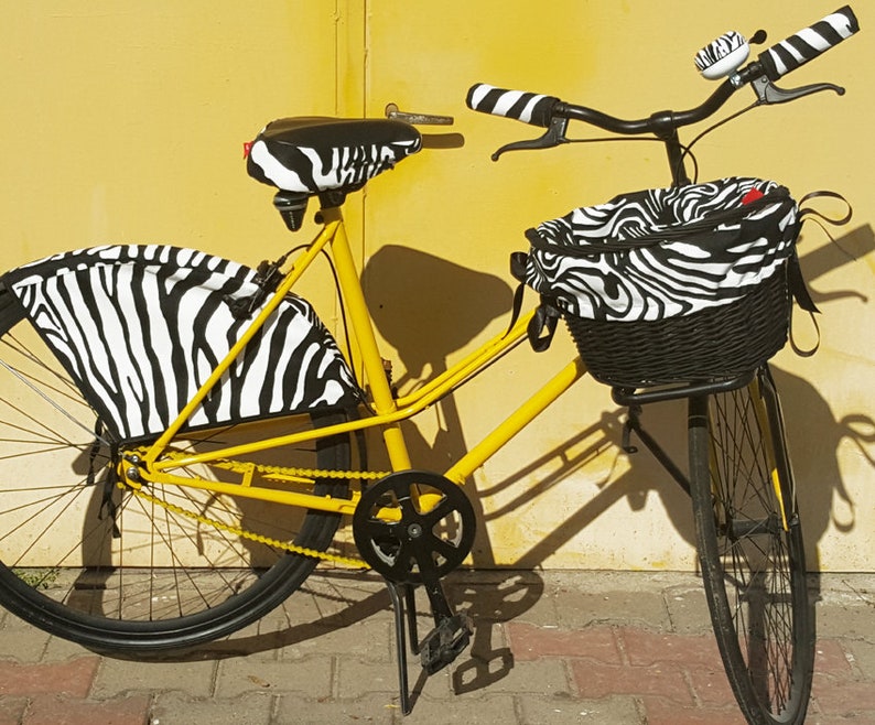 ZEBRA FAHRRADPAKET wasserdichtem Material Bild 1