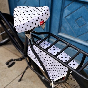 Saddle cover POLKA DOTS waterproof