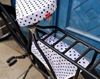 Saddle cover POLKA DOTS waterproof