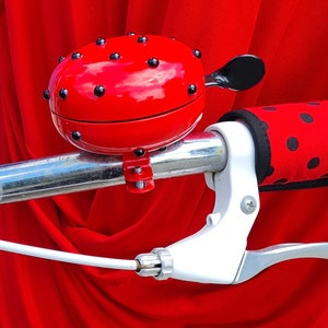 bike bell red lady bug
