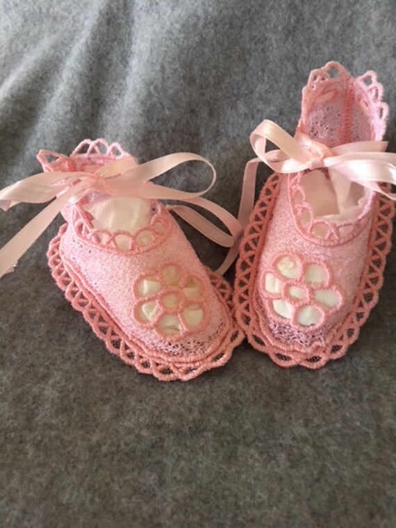 Lace baby booties Clearance