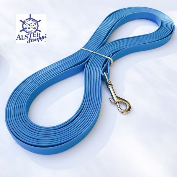 Linea di traino, larghezza 13 mm, Cinghia rivestita da 12, - Euro by AlsterStruppi blu, lunghezza a piacere