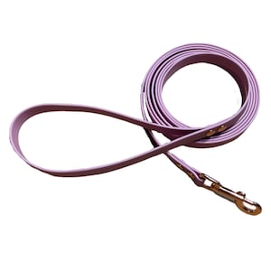 Tracking leash lilac, optionally with hand strap, coated webbing from 15 euros from AlsterStruppi, length as desired, width 16 mm