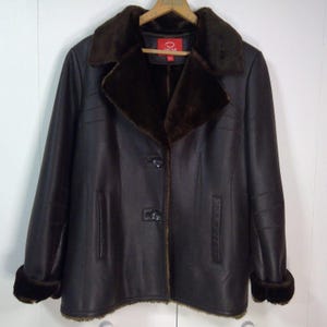 70/80s Vintage Faux Fur Jacket Jacques Saint Laurent for Genelle