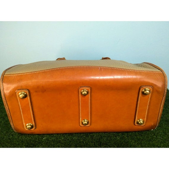80s Vintage Dooney and Bourke Handbag/Purse Pebbl… - image 9