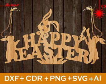 Easter door hangers, Easter door sign, Easter Bunny Laser Cut File, Kids Decor SVG (Digital Download)