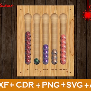 Portacápsulas de café Nespresso, plantilla vectorial para cortar en cnc CDR y DXF Ai, accesorio de cocina para sostener cápsulas de café Nespresso