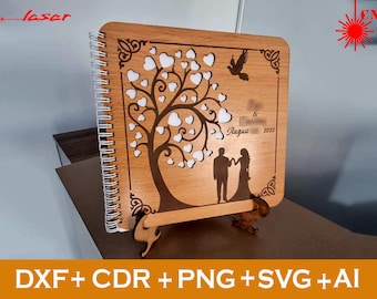 Wedding Book SVG, Wedding Book with support SVG, Wedding book Template, Wedding Book Pages, Wedding signs, Wedding Book ideas For Dowload
