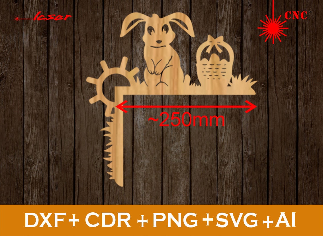 左側のバニーイースターSVG、7つの素晴らしいイースタードアコーナー