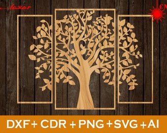 Levensboom SVG, levensboom stamboom, Lasercut bestanden, laser Home Decor, boom patronen, boom opknoping, stamboom SVG, stamboom bestand