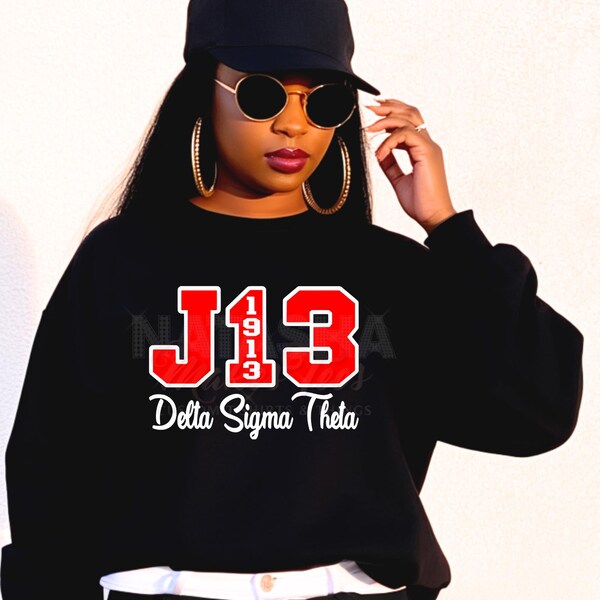 J13, Delta Sigma Theta, Día de los Fundadores, descarga digital, archivo svg