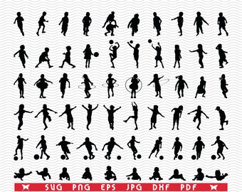 Download Children Playing Svg Etsy