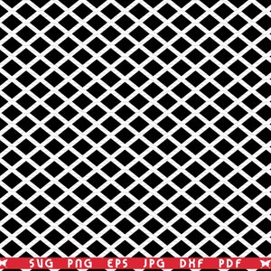 SVG Black Rhombuses, Seamless pattern, Digital clipart, Files eps, jpg, Rhombuses Design vector, Instant download svg, png, dxf for Cricut