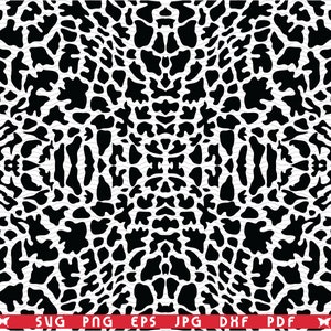 SVG Giraffe Leather, Seamless pattern, Digital clipart, Files eps, jpg,Giraffe Skin Design vector, Instant download svg, png, dxf for Cricut
