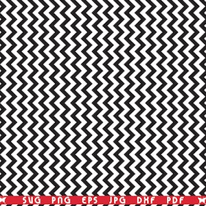 SVG Black Zigzag, Seamless pattern, digital clipart, Files eps, jpg, Black Zigzag design vector, Instant download svg, png, dxf for Cricut