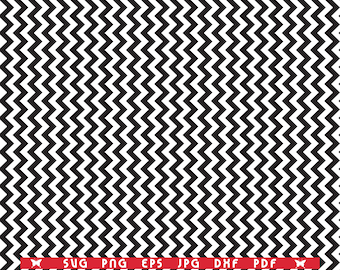 SVG Black Zigzag, Seamless pattern, digital clipart, Files eps, jpg, Black Zigzag design vector, Instant download svg, png, dxf for Cricut