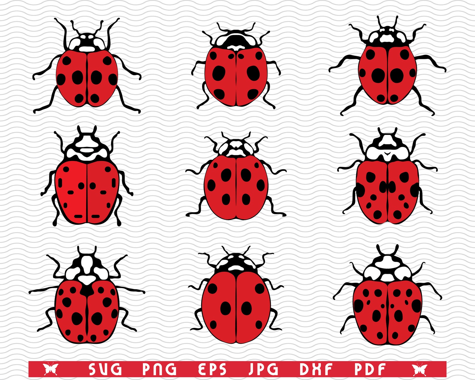 Free Free 322 Silhouette Ladybug Svg Free SVG PNG EPS DXF File