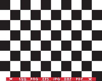 SVG Checkerboard, Seamless pattern digital clipart, Files eps, jpg, Checkerboard design vector, Instant download svg, png, dxf for Cricut