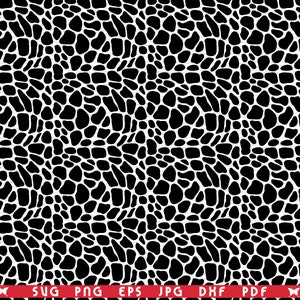 SVG Giraffe Skin, Seamless pattern, Digital clipart, Files eps, jpg, Giraffe Skin  Design vector, Instant download svg, png, dxf for Cricut