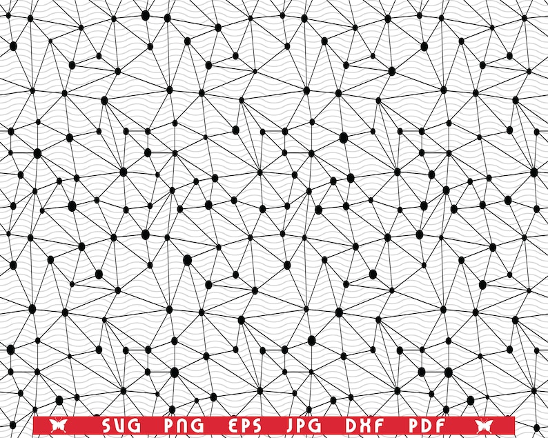 SVG Triangles Grid, Seamless Pattern, Digital Clipart, Files Eps, Jpg ...