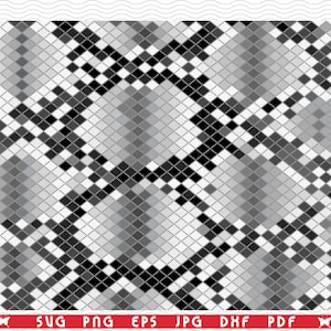 Motif SVG de peau de serpent, clipart numérique, fichiers eps, jpg, vecteur de conception de peau de serpent, téléchargement immédiat svg, png, dxf pour Cricut