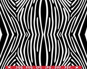 SVG Zebra Leather, Seamless pattern, Digital clipart, Files eps, jpg, Zebra Skin Design vector, Instant download svg, png, dxf for Cricut