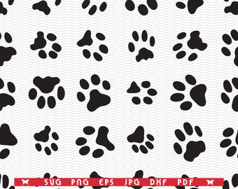 SVG Print of Cats, Seamless wallpaper  SVG, digital clipart, Files eps, jpg, Vector, Instant download  svg, png, dxf  for Cricut